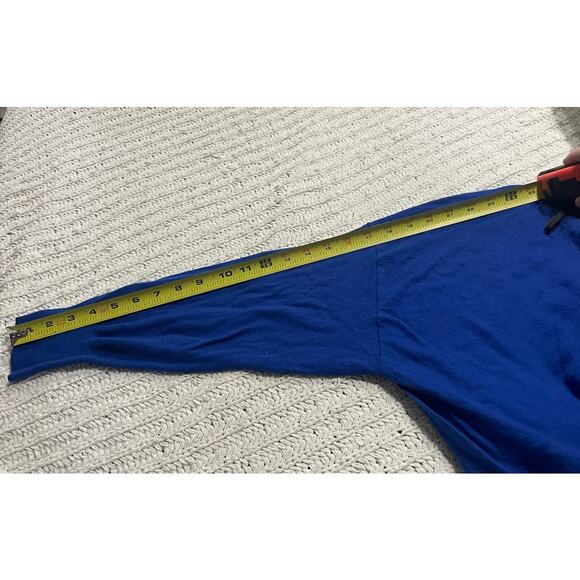 C&C California Hoodie Kangaroo Pocket Sweater Women Plus Size 3X Modal Wool Blue - Picture 5 of 7